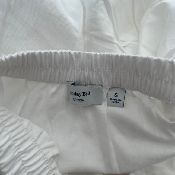 Sunday Best Mars Skirt | White Poplin Maxi Skirt - Picture 2 of 2